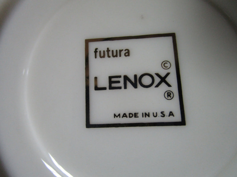 Lenox Trio Cup Saucer Plate Future Pattern ^^^