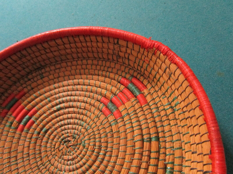 Handwoven Wicker Basket Covered Basket Made In Kenya Zulu Tribe  Africa Pick One