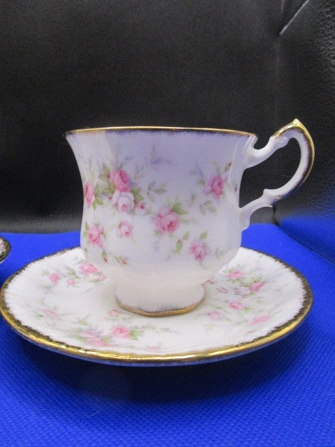 Royal Albert Concerto - Victoriana Rose  Porcelain Teacup & Saucer Pick 1 [80B]