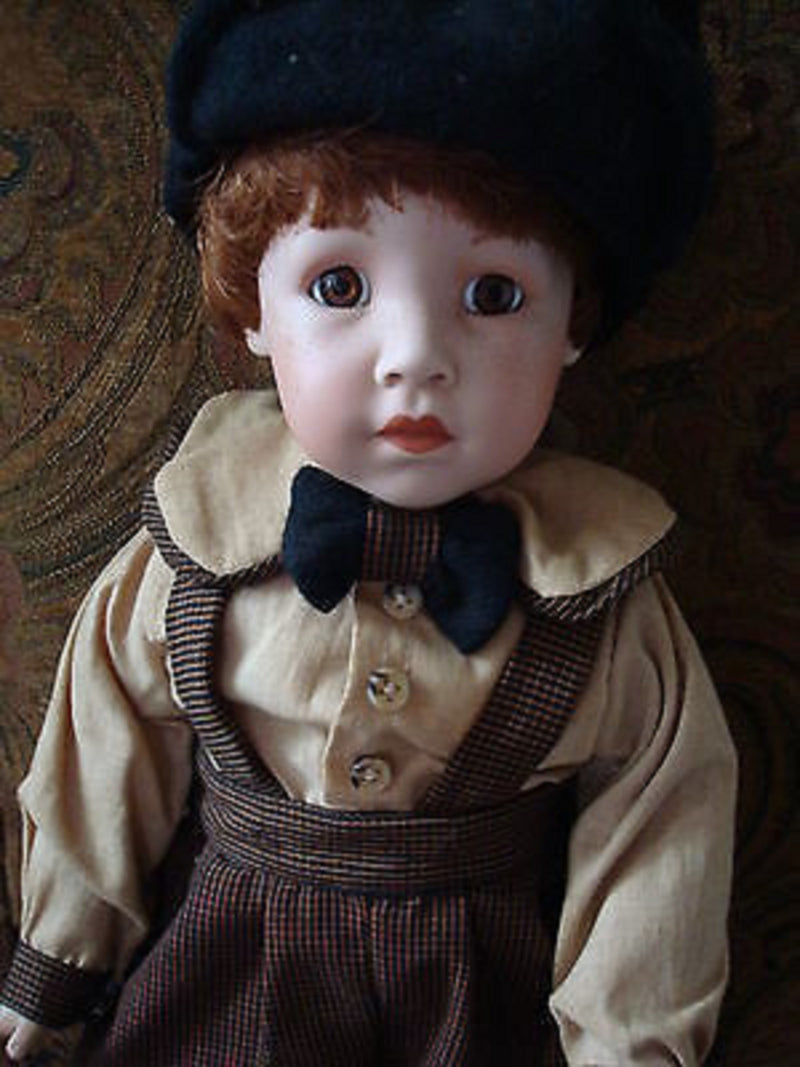 1990s Franklin Mint Coca-Cola Heirloom Collector Doll  Danny and Scooter