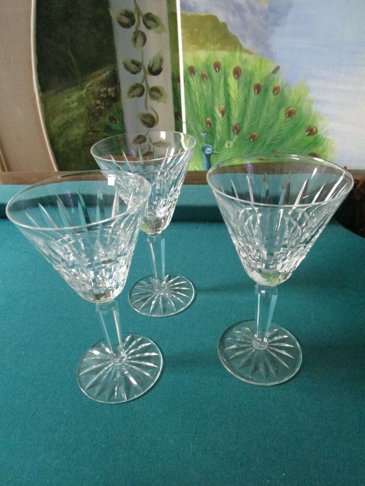 WATERFORD CRYSTAL WINE WATER GLASSES GLENMORE MARQUIS VINTAGE ICE GLASSES PICK1