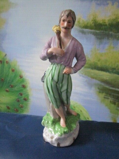 ANTIQUE 1920s ROYAL VIENNA AUGARTEN FIGURINE SELLER / HOBO PICK 1