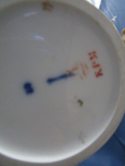 KPM Germany Pitcher Scepter Mark Antique Ptcher Creamer 6"