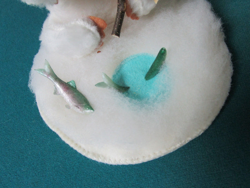 1980s ANNALEE DOLLS BEAR FISHING AND TROUBLES WITH THE COMPUTER pick1  ^^