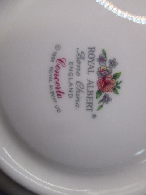 Royal Albert Concerto - Victoriana Rose  Porcelain Teacup & Saucer Pick 1 [80B]