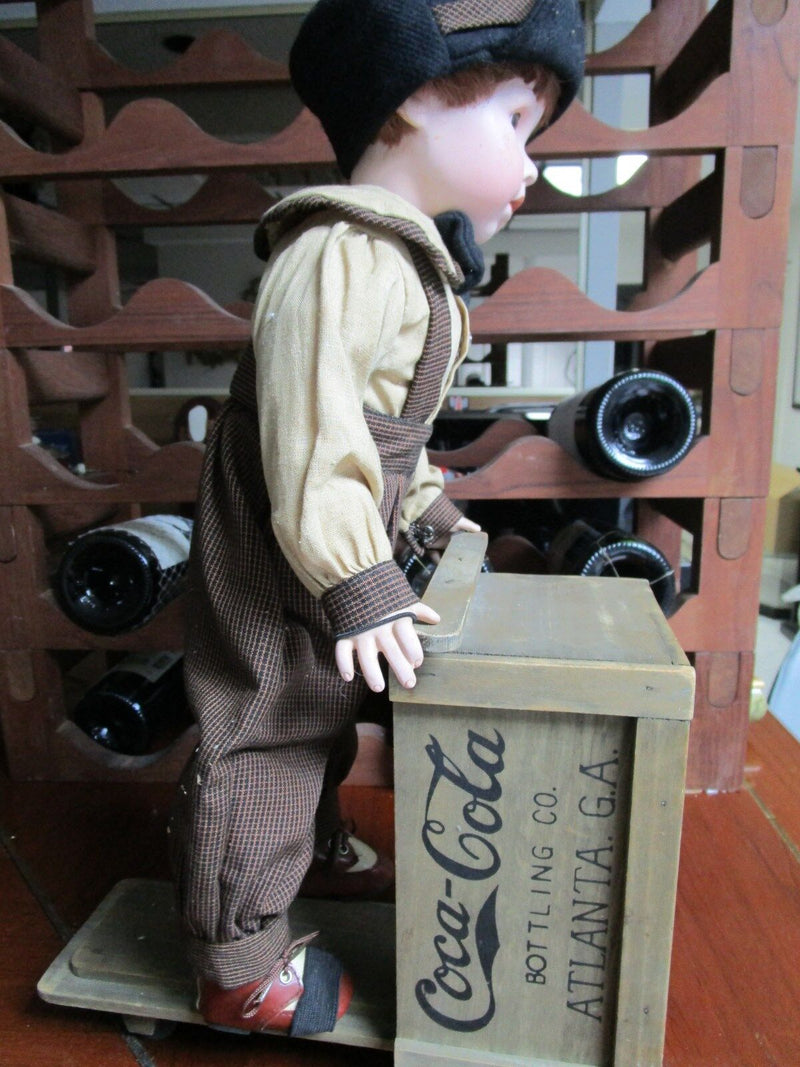 1990s Franklin Mint Coca-Cola Heirloom Collector Doll  Danny and Scooter