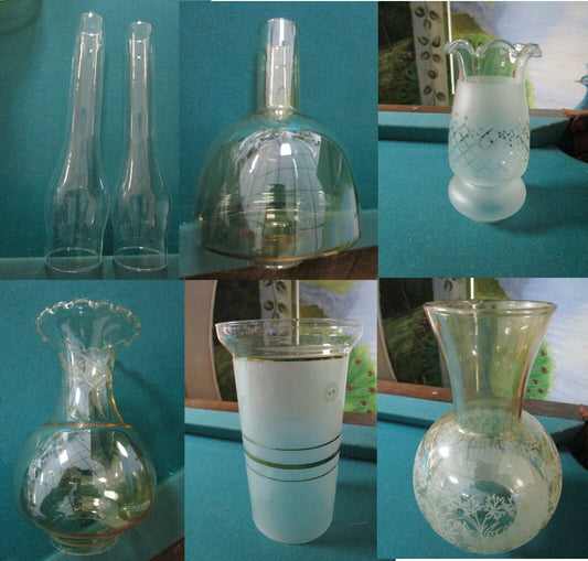 Murano Italy Lamp Glass Shades Chimney  Pick 1