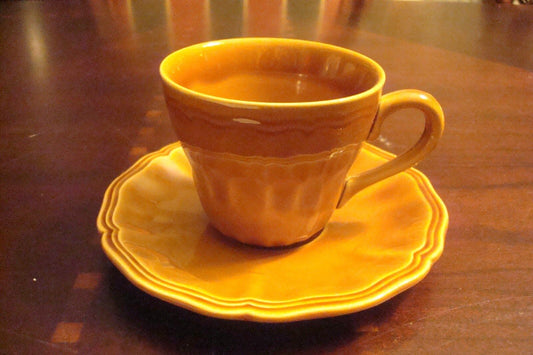 Elysee Luneville Faience de France Louis XV 8 cups and saucers ORIGINAL [80]