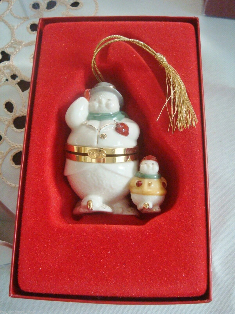 Lenox Christmas Ornaments Our Wedding, Snowman Thinket Tree Topper Pick 1 ^