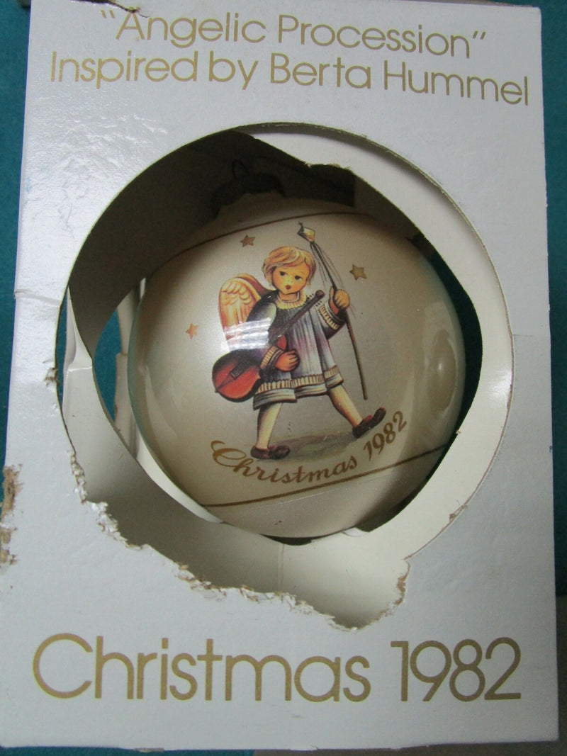 SCHMID HUMMEL ORNAMENTS 1977/78/79/81/82 LOT OF 5 GLASS ORNAMENTS ^^