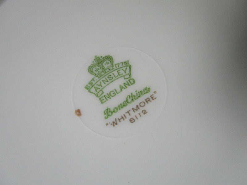 Aynsley England Whitmore Dinner Plates Cup Saucer