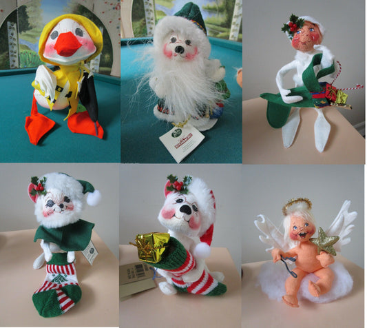 1980s ANNALEE DOLLS ELFIN, MOUSE, BEAR, ANGELS , DUCK PICK ONE ^^