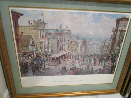 ALAN MALEY "CALIFORNIA STREET CABLE RAILROAD COMPANY OPENING DAY APRIL 10, 1878"