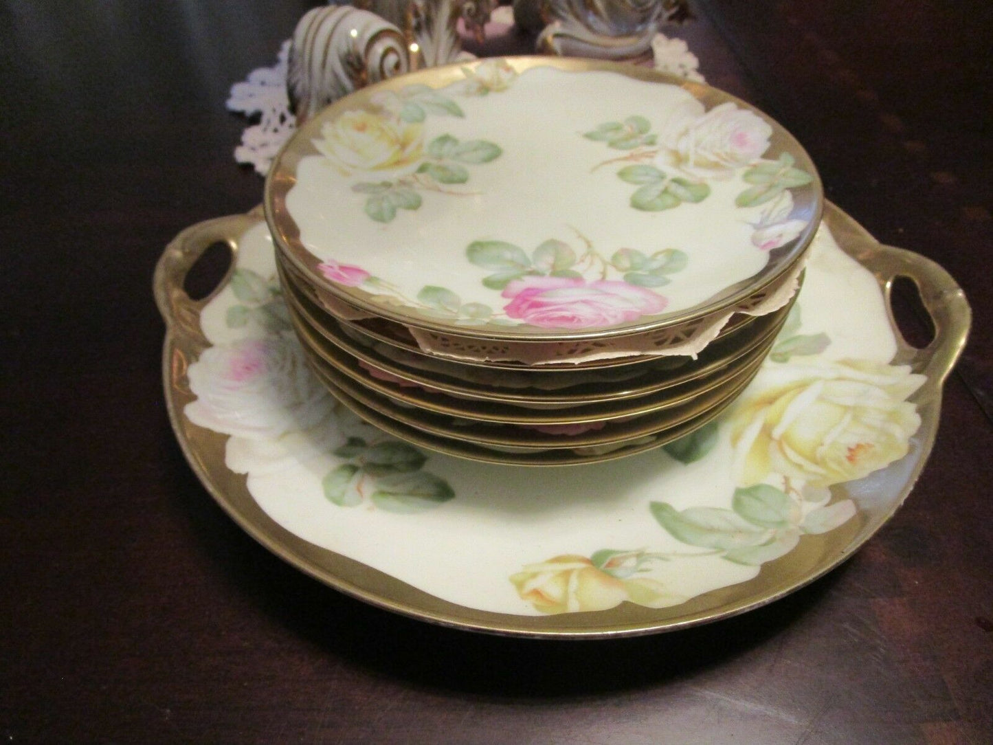 Tirschenreuth - Heinrich Bavaria China Plates Trays Cake Bread Plates Pick 1