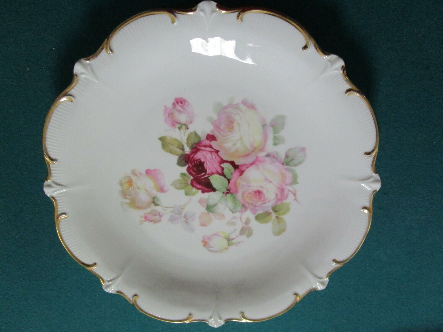 ANTIQUE BAVARIA GERMANY TRAY PLATTER ANTIQUE ROSE, BOUQUET PICK 1 ^^