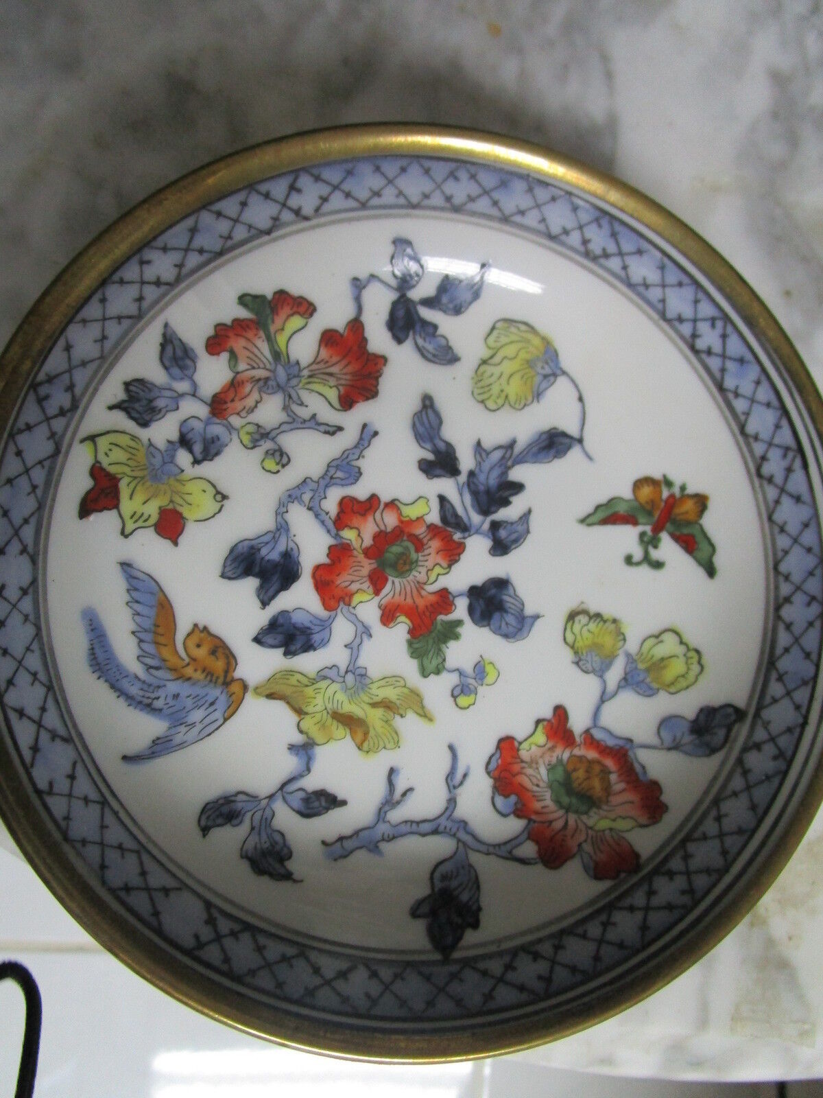 A.C.F. Japanese Porcelain Ware Decorated in Hong Kong round bowl