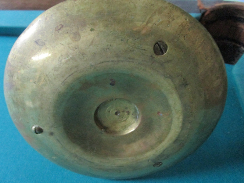 Asian Candleholder Brass Ornated Ormulu 9" Tall [METBSKT4]