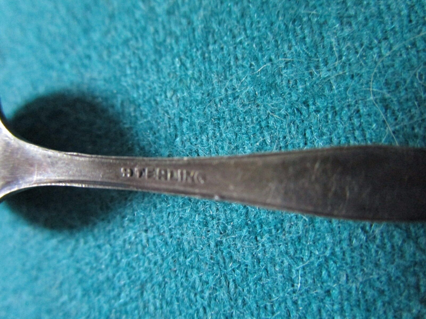 5 SPOONS, 3 STERLING AND  2 SILVERPLATE, ONE COHR COFFEE SPOON STERLING[*a3b