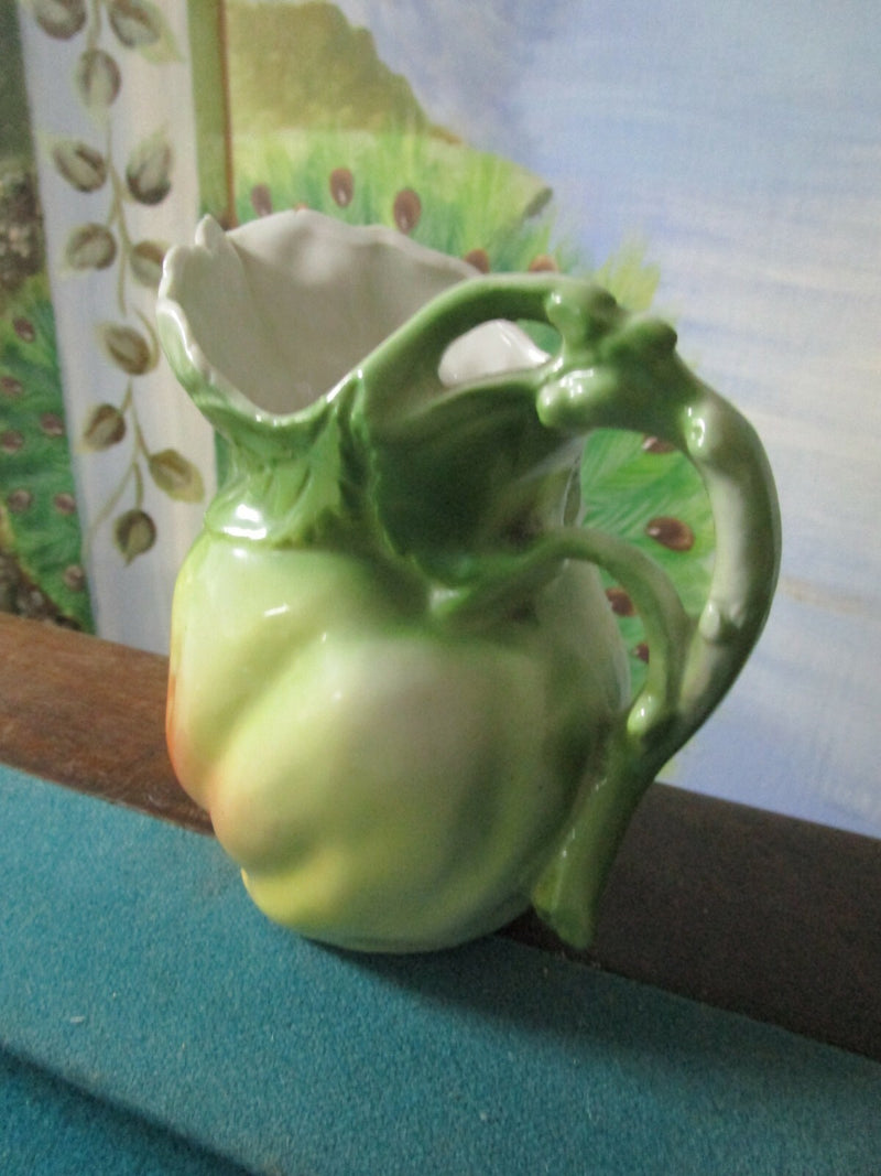 Royal Bayreuth Pitcher Creamer Green Tomato Unmarked [70K]
