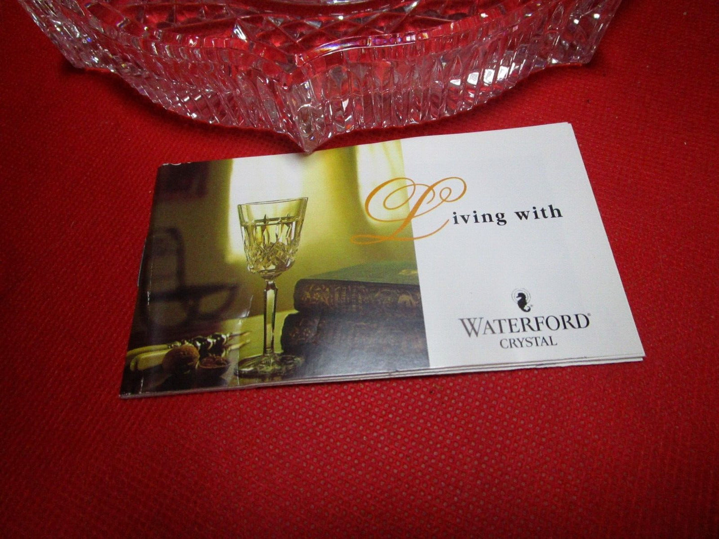 Waterford the Eternity crystal Plate 8" nib