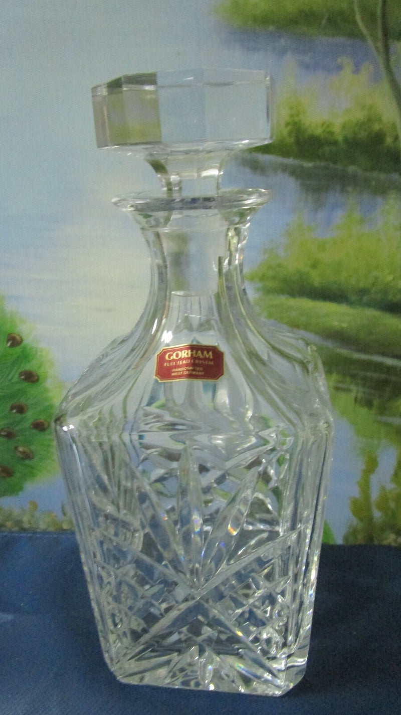 GORHAM ENGLAND CRYSTAL DECANTER LADY ANNE / MONTECARLO NEW NO BOX PICK 1