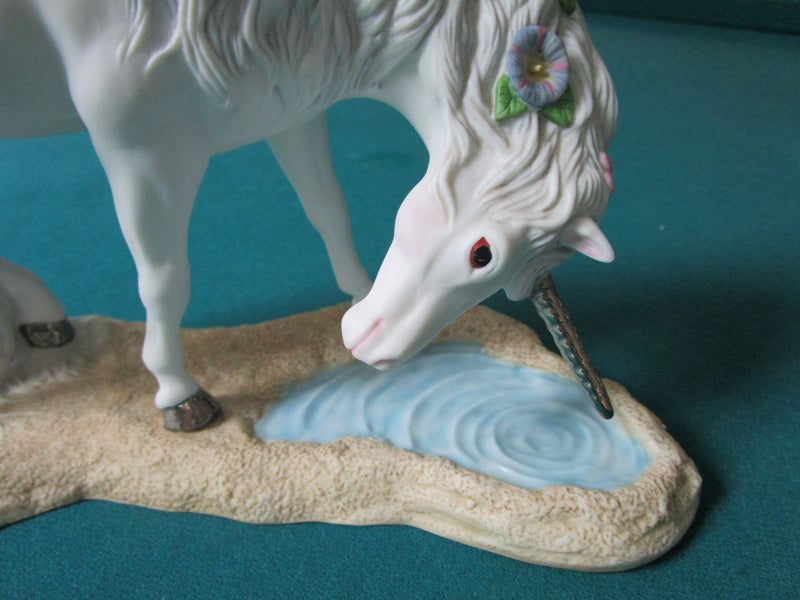 Love’s Purity (1991), Princeton Gallery Porcelain Unicorn Sculpture NIB