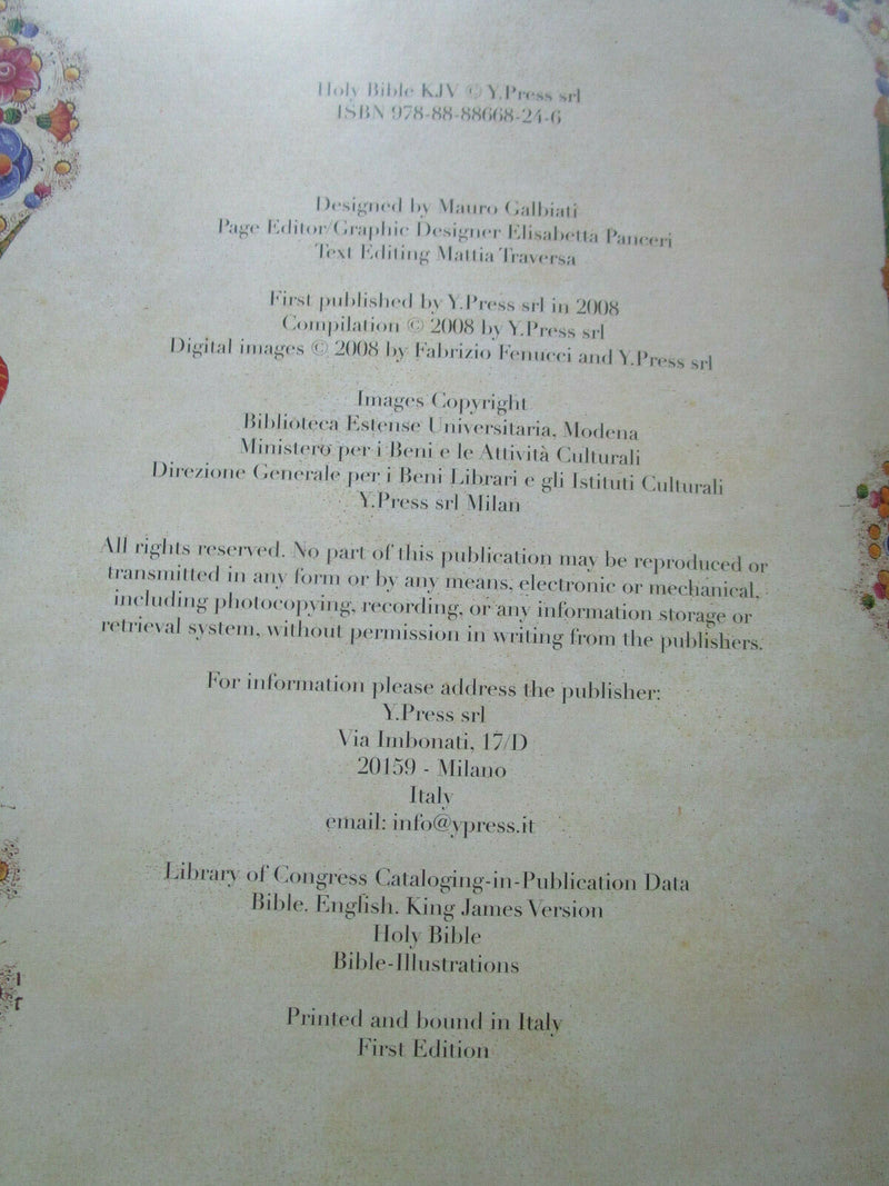 Holy Bible First Edition King James Version 300 Pages Salvaged  Box^^^