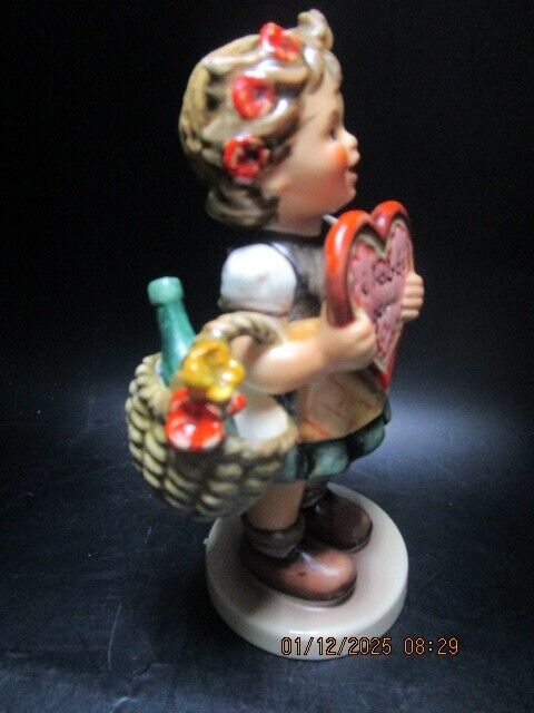 HUMMEL GOEBEL VALENTINE GIFT FIGURINE IN ORIGINAL BOX 1972 SPECIAL EDITION 6" ^^