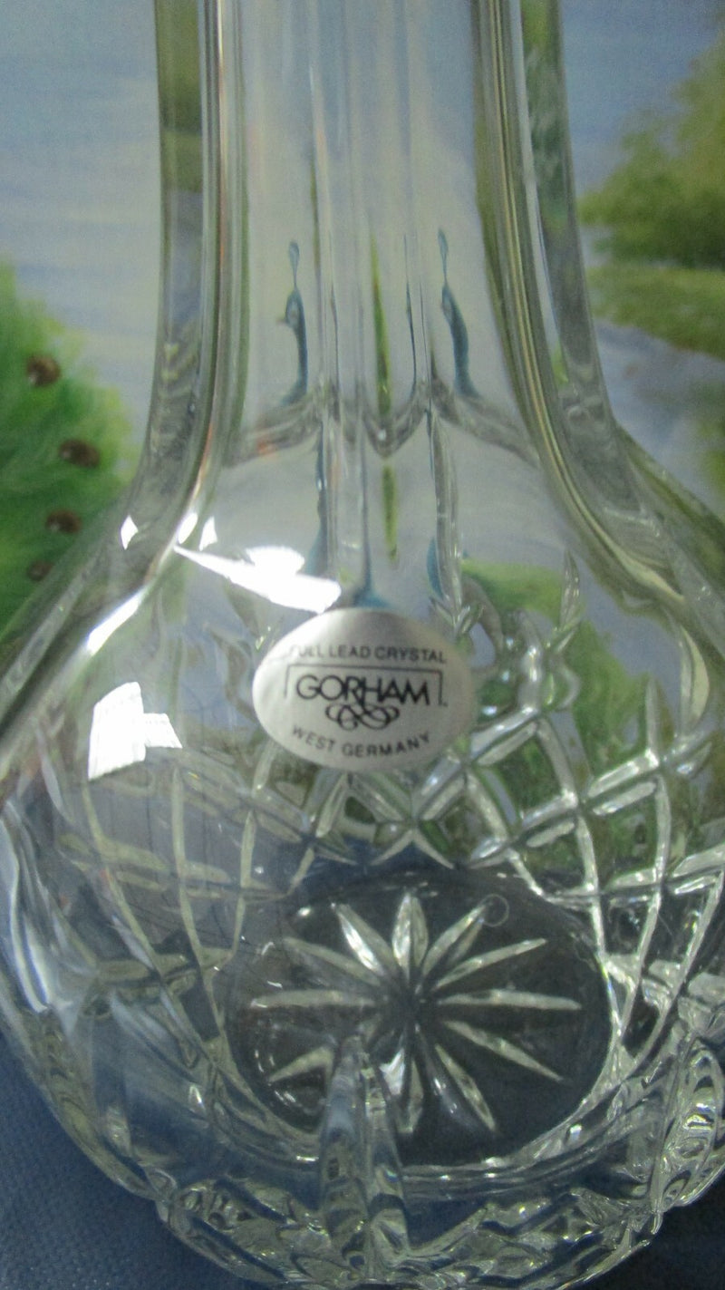 GORHAM ENGLAND CRYSTAL DECANTER LADY ANNE / MONTECARLO NEW NO BOX PICK 1