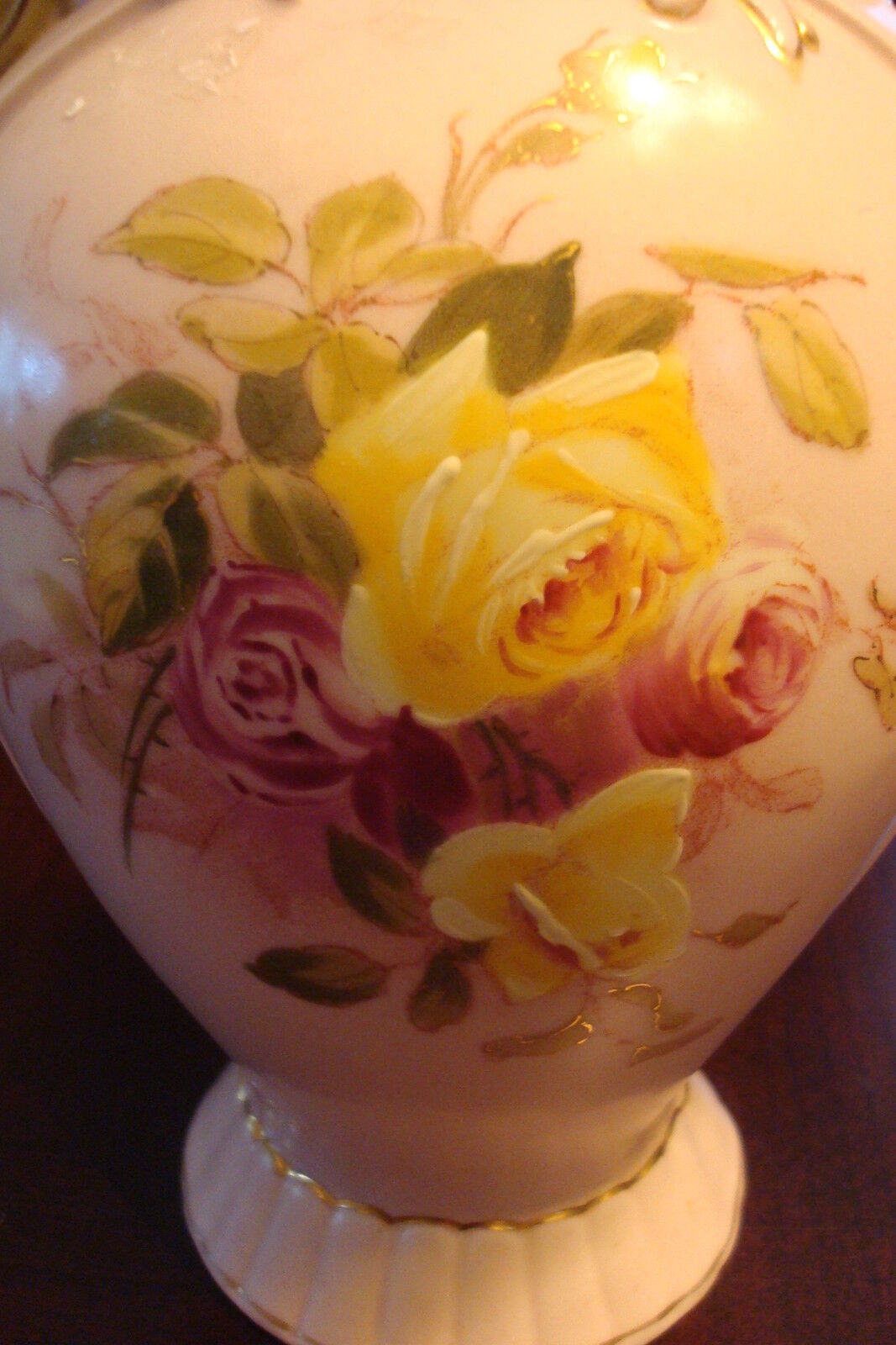 Vintage Robert Hanke Austria Porcelain Pitcher Ewer Pink by Royal Wettin[2pu]