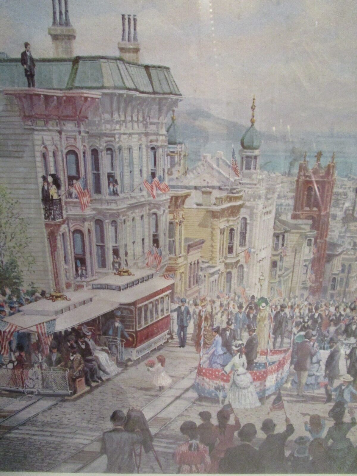 ALAN MALEY "CALIFORNIA STREET CABLE RAILROAD COMPANY OPENING DAY APRIL 10, 1878"