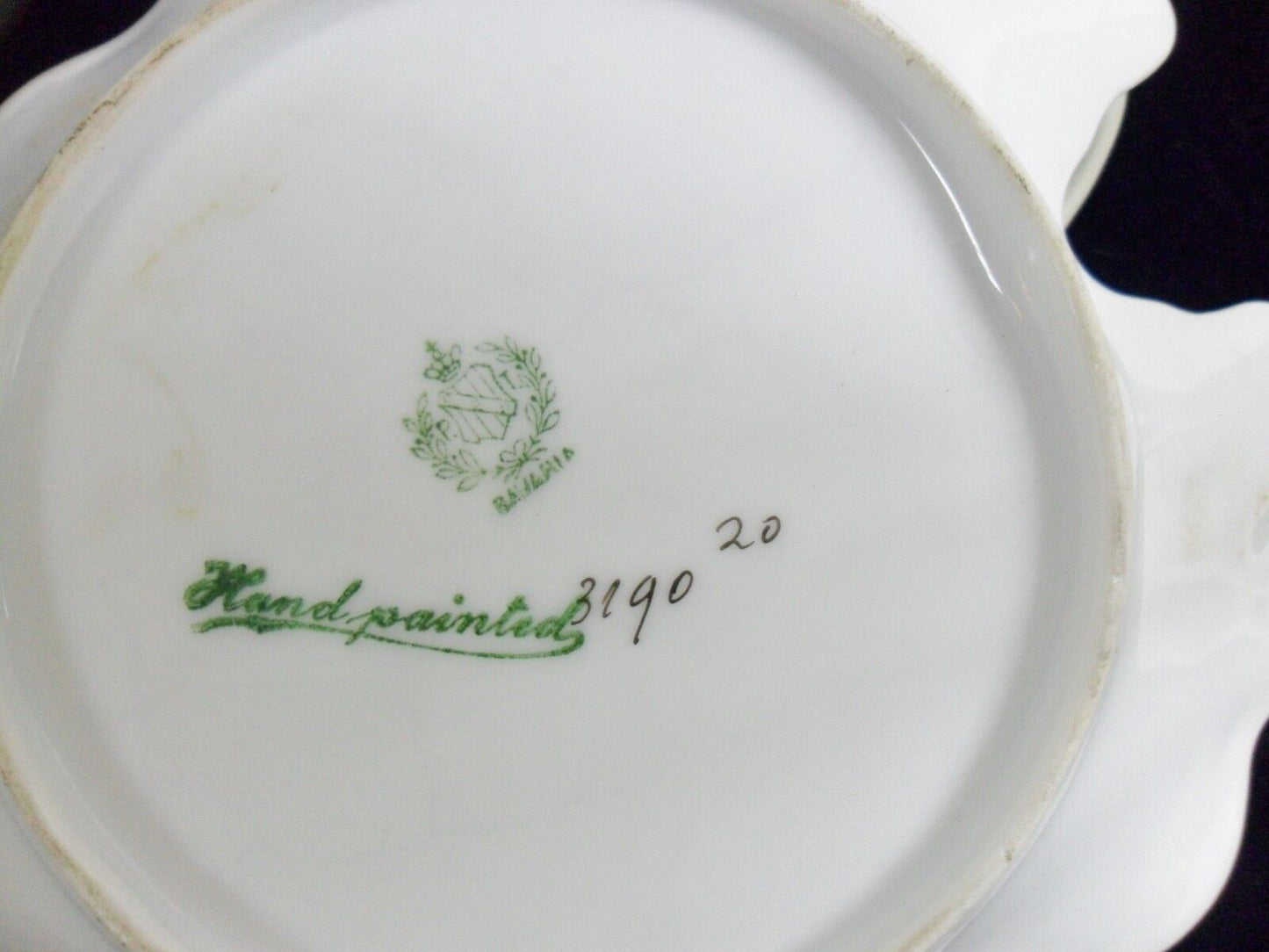 Vintage Tirschenreuth PT Ceramic Porcelain Bavaria Germany leaf candy dish [60E