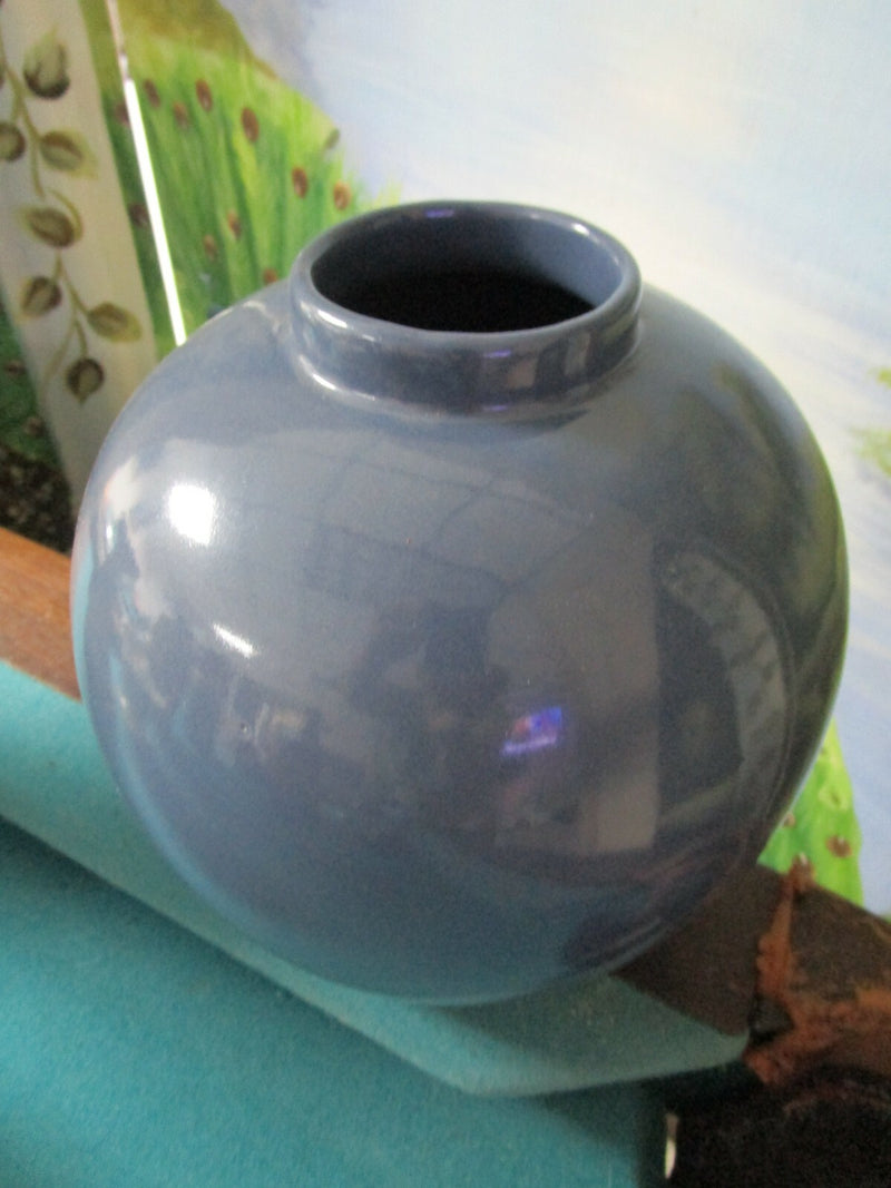 "Zanesville" Stoneware YELLOW Floor Vase 37 Y- Maria Rubel Blue Globe Vase Pick1