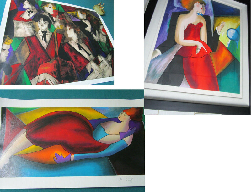 Linda Le Kinff, GRAND ORCHESTRA /SANDRINA COUPLE SERIOLITHOGRAPH SIGNED PICK ONE