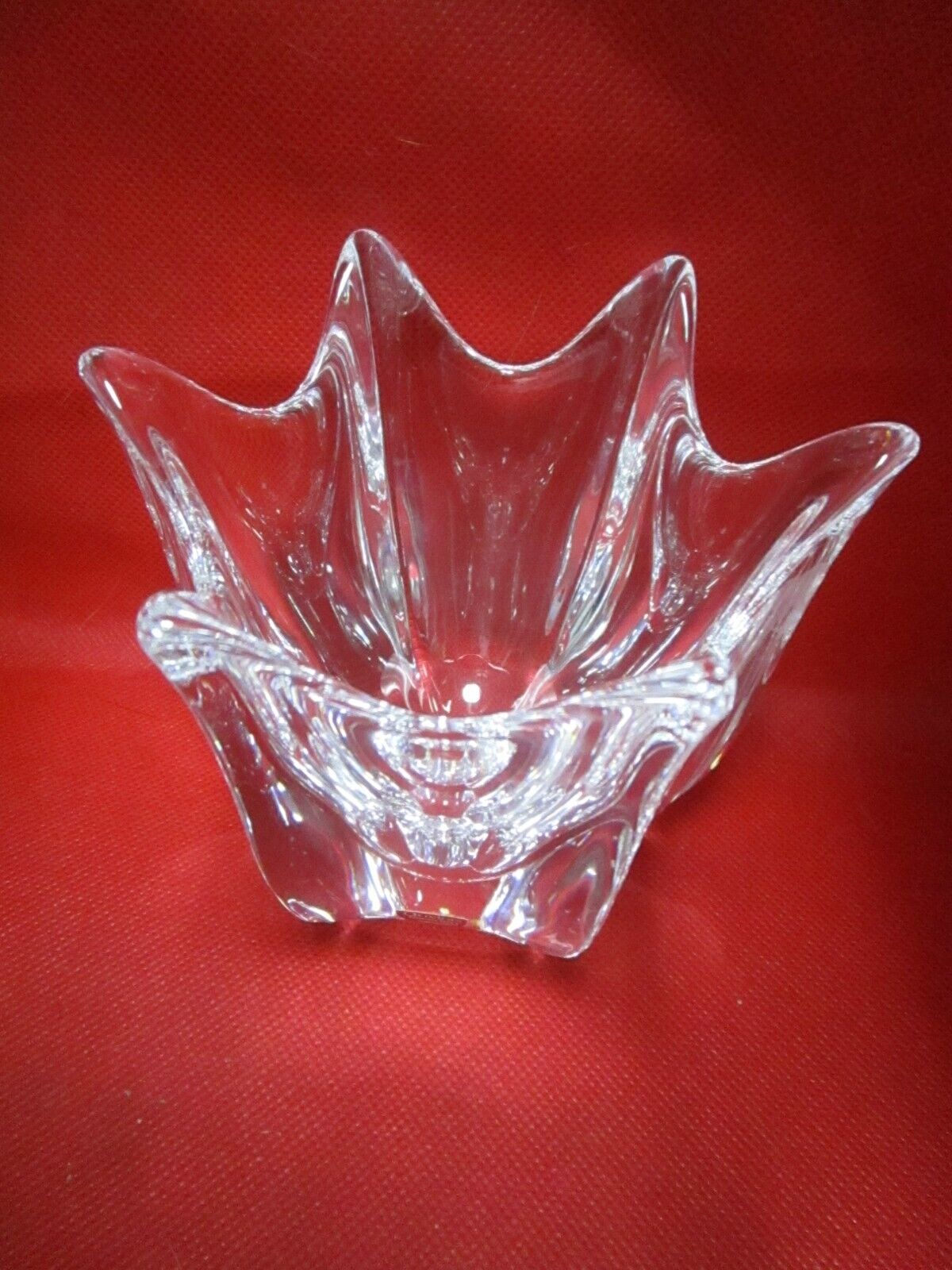 Orrefors sweden Belle Tulip 4" bowl candy dish