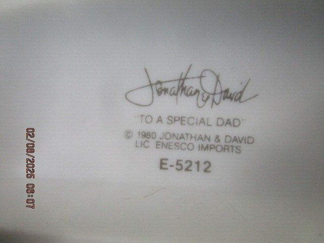 Precious Moments Inspirational Figurine  To A Special Dad 5.25" ^^