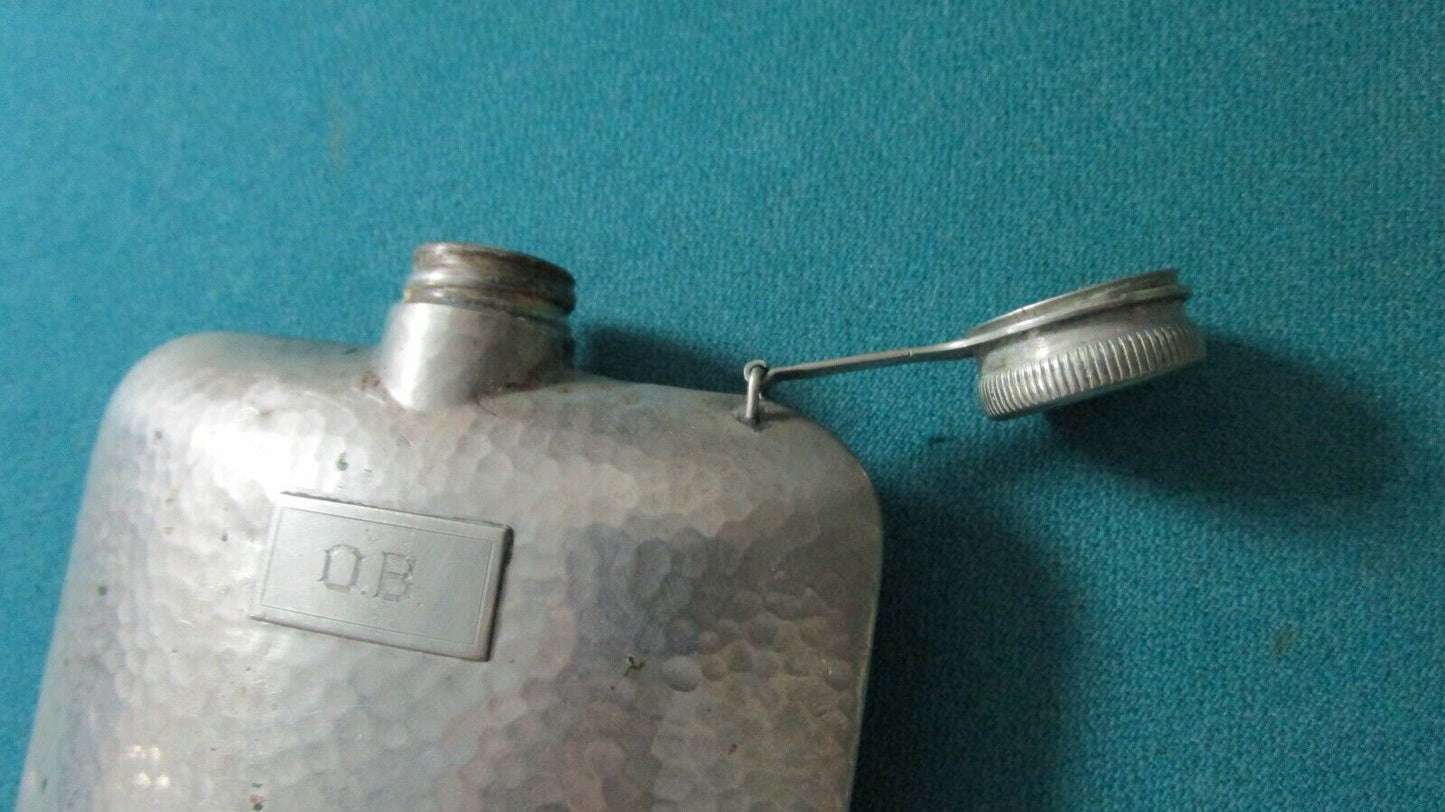 1920s ANTIQUE KapKup Flask and Shot Cup nickel silver