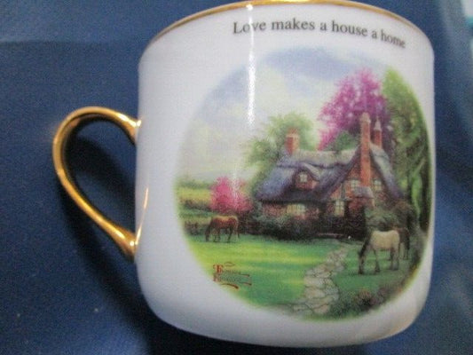 THOMAS KINKADE COFFEE CUP  "A PERFECT SUMMER DAY"[A30A]