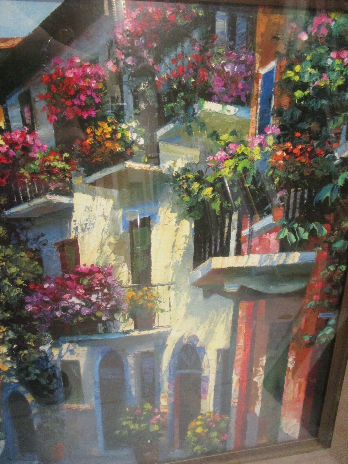 "Village Hideaway" by Howard Behrens  Hand Embellished Giclee on Canvas