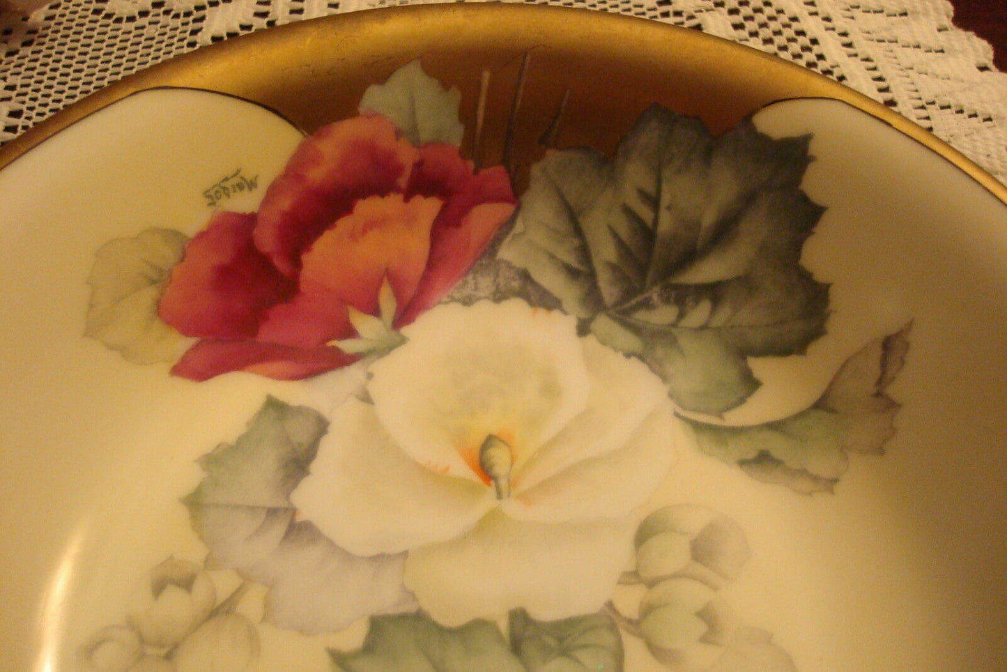 Tirschenreuth Bavarian MIDCENTURY AND ANTIQUE BOWL PLATE TRAY FLORAL PICK 1 ^^