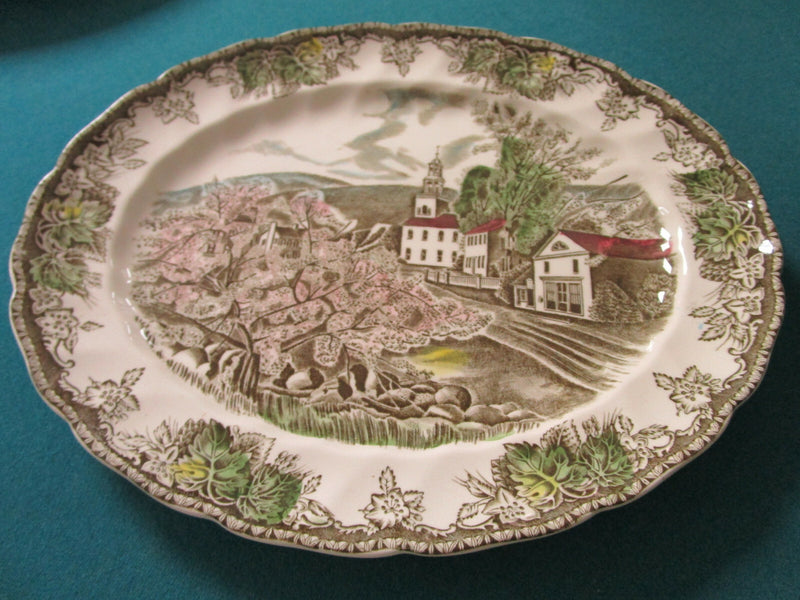 Johnson Bros The Friendly Village Tray, Bowl, Tureen, Plates, Cup Saucers Pick 1