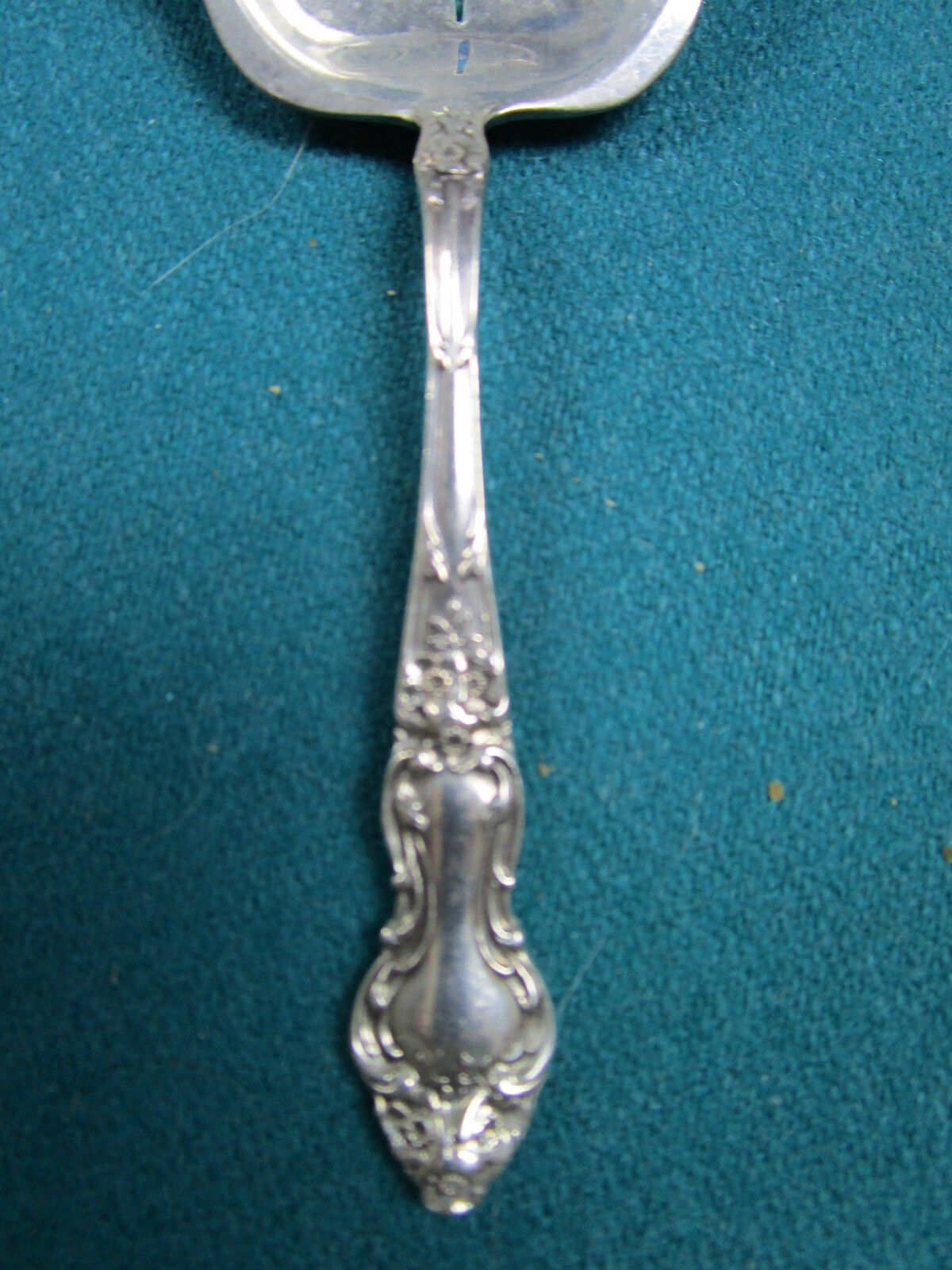 Watson Sterling pair of servers,spoon and fork, 5 1/2" Meadow Rose [silv]