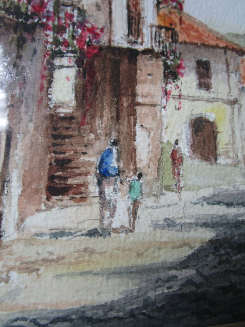 MAURICIO TURU WATERCOLOR ON COTTON PAPER PROFESIONALLY FRAMED