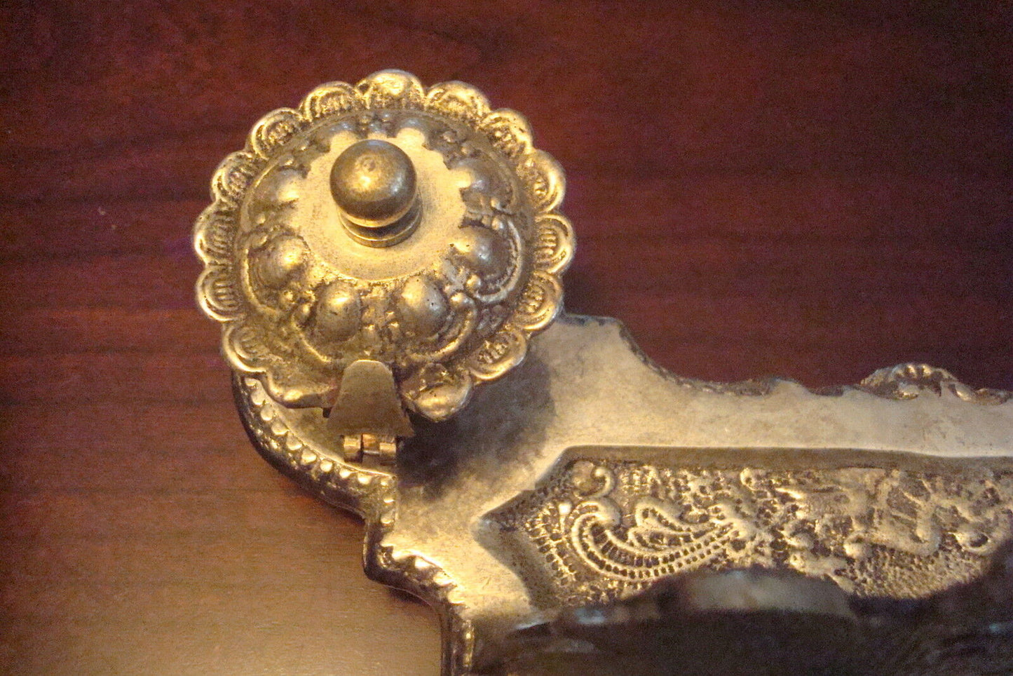 Victorian, antique Silver Plated ink stand, features an ornate base[*]