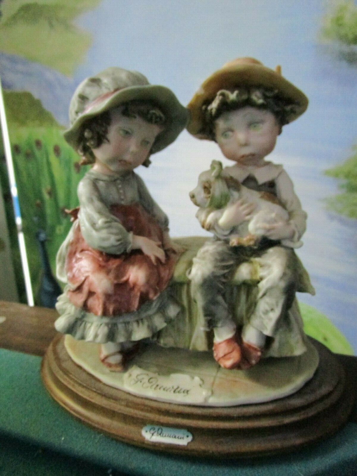 1980s SIGNED ARMANI CAPODIMONTE LOVE INSPIRATIONAL HAPPY BIRTHDAY PICK1