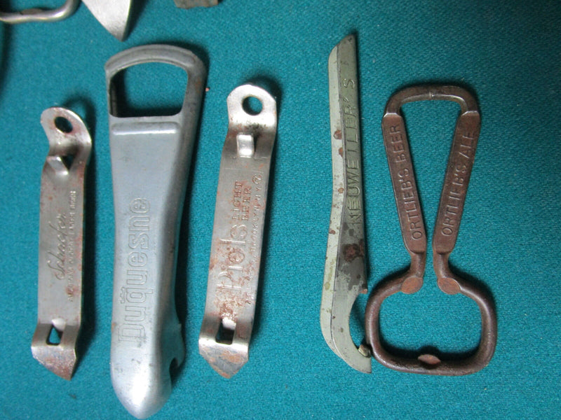 Collection Of Vintage 11 Bottle Openers Advertising