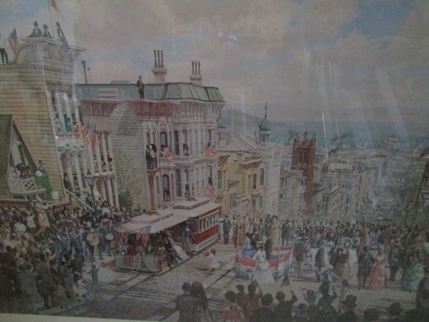 ALAN MALEY "CALIFORNIA STREET CABLE RAILROAD COMPANY OPENING DAY APRIL 10, 1878"