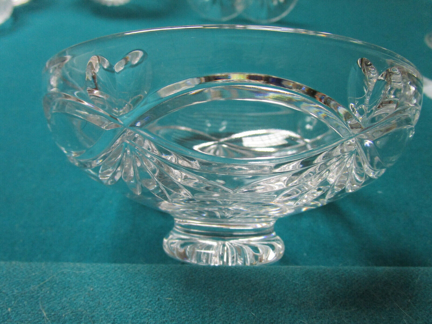 WATERFORD CRYSTAL VASE BOWL RING HOLDER CREAMER SUGAR MUSTARD NAPKIN HOLD PICK 1