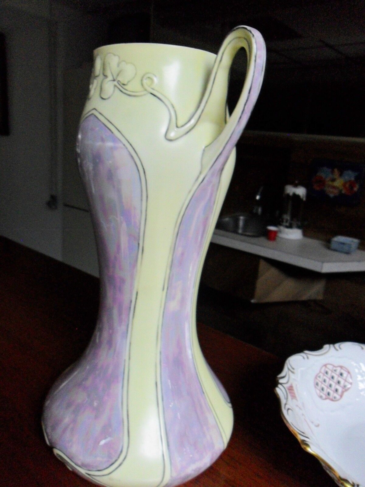 William Guerin, VASE Limoges France Hand Painted lusterware 1890s/1900s[a3]