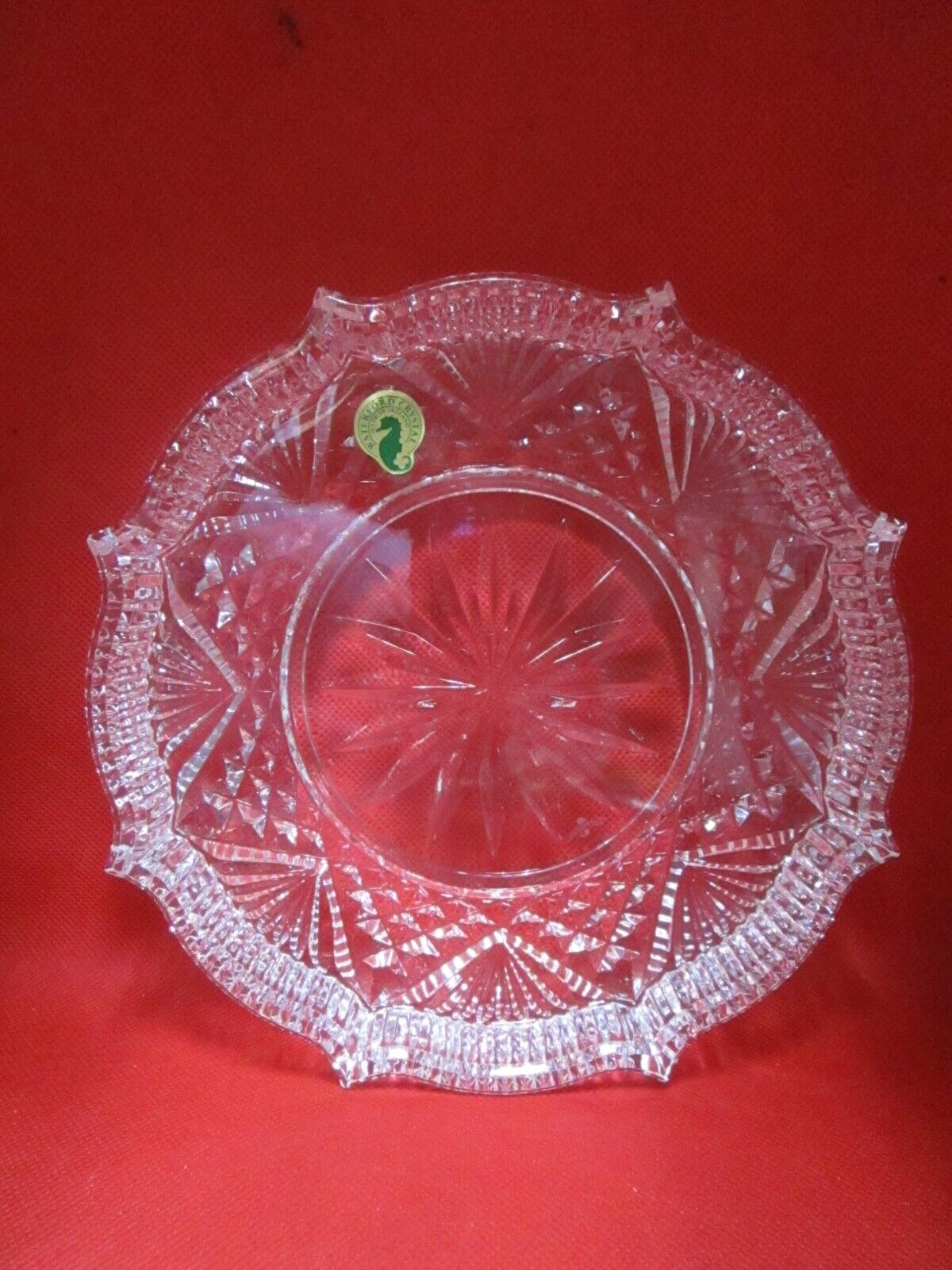 Waterford the Eternity crystal Plate 8" nib